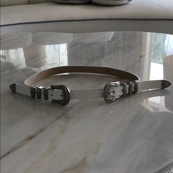 Nasty Gal Accessories - Brand new white waist belt w/ buckle detail